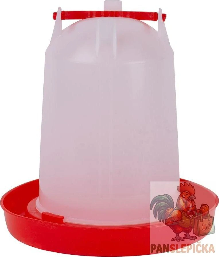 Plastová překlopná napáječka pro drůbež (1,5 l – 14 l)